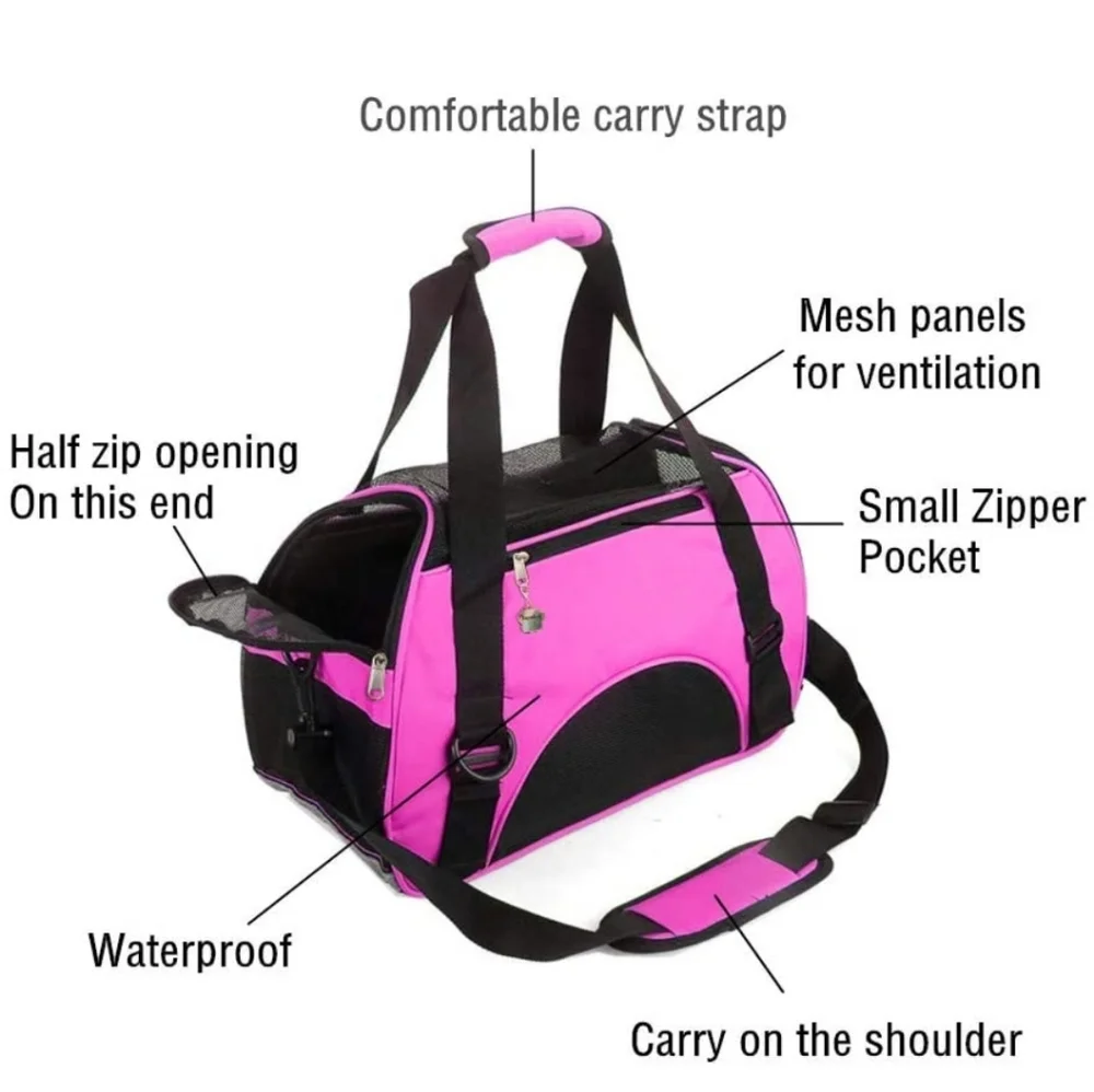 Zanesun Cat Carrier Portable and Foldable (Set of 2)